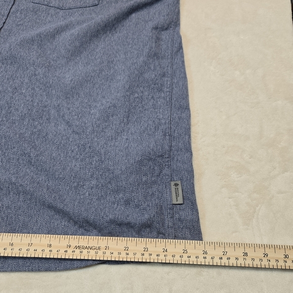 Men's Blue Button-Up Jacket - Picture 6 of 8